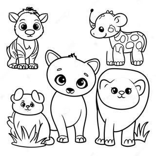 African Animals Coloring Page 16091-13155