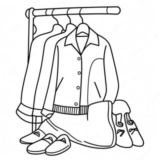 Clothing Coloring Pages