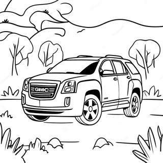 Gmc Terrain In Nature Coloring Page 16132-13192