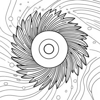 Spinning Black Hole Coloring Page 16152-13206