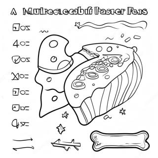 Fun Multiplication Facts Coloring Page 16162-13227