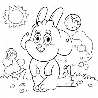 Preschool Pink Coloring Pages