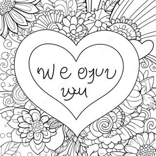 We Love You Heart Coloring Page 16201-13247