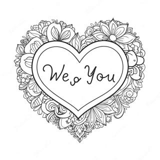 We Love You Heart Coloring Page 16201-13248