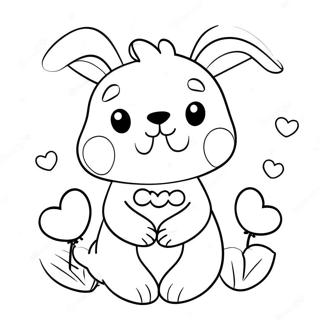 Cute We Love You Animals Coloring Page 16202-13242