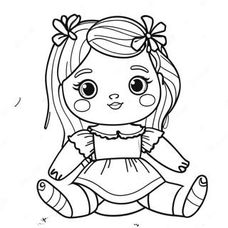 Doll Coloring Pages