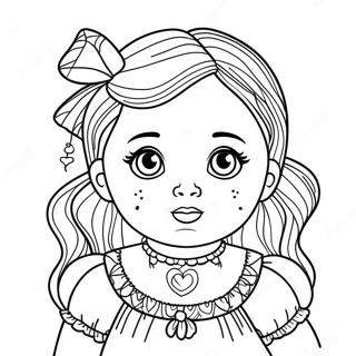 Doll Coloring Page 1621-1407