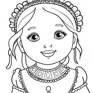 Doll Coloring Page 1621-1408