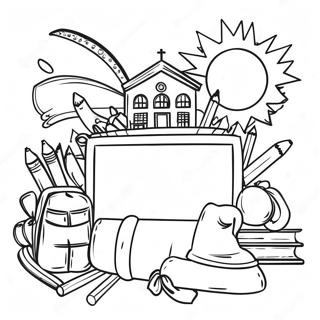 Welcome Back School Coloring Page 16221-13260