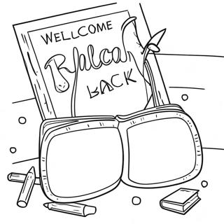 Welcome Back To Class Coloring Page 16222-13261