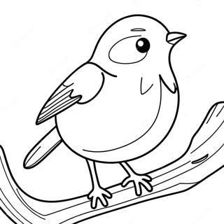 Robin Coloring Pages