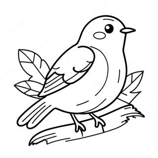 Robin Coloring Page 16241-13272