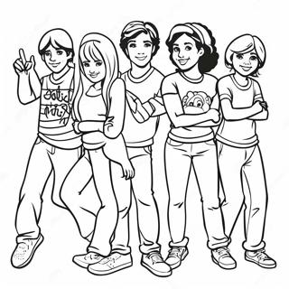 High School Musical Coloring Page 16251-13282