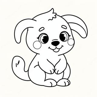 Cute Animal Sticker Coloring Page 16292-13318