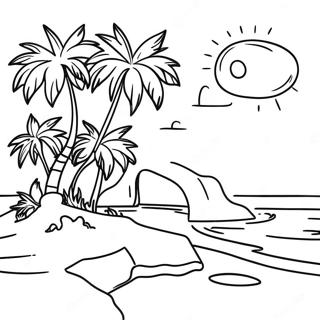 Island Paradise Coloring Page 16331-13346