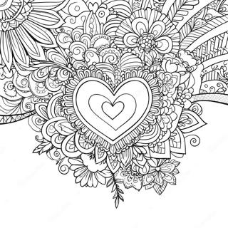 Valentines Day For Adults Coloring Pages