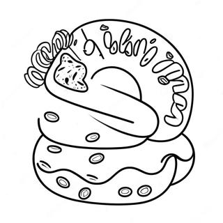 Dunkin Donuts Coloring Pages