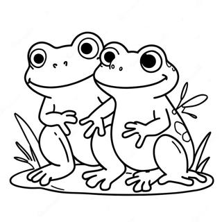 Frog And Toad Coloring Page 16391-13398