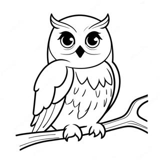 Hedwig The Owl Coloring Page 16431-13424