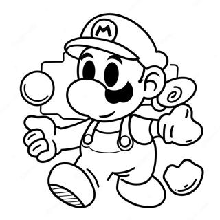 Mario Power Ups Coloring Page 16441-13435