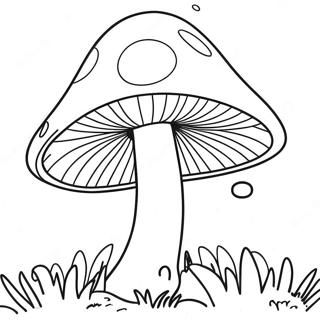 Super Mushroom Power Up Coloring Page 16442-13440