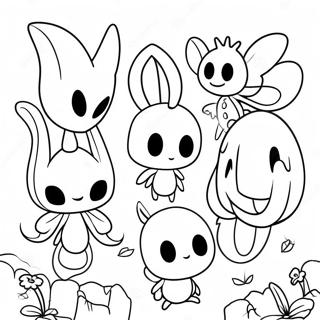 Hollow Knight Coloring Pages