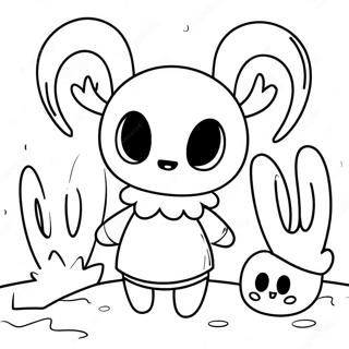 Charming Hollow Knight Characters Coloring Page 16452-13443