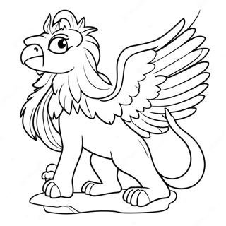 Griffin Coloring Pages