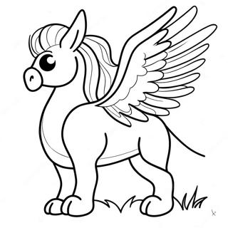 Griffin Coloring Page 16511-13490