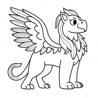 Griffin Coloring Page 16511-13491