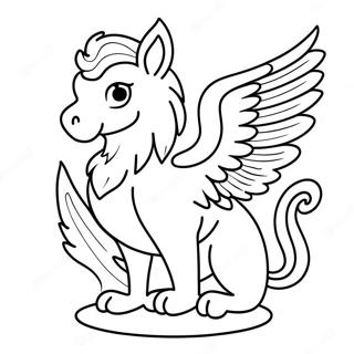 Griffin Coloring Page 16511-13492