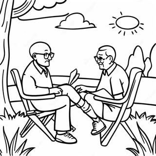 For Seniors Coloring Pages