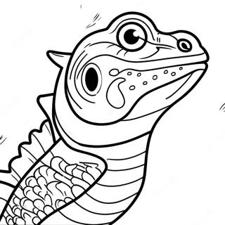 Bearded Dragon Coloring Page 16551-13528