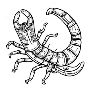 Scorpion Coloring Page 16581-42938