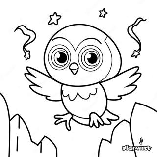 Owlette Flying Through The Night Coloring Page 16592-13556