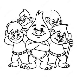 Trolls Band Together Floyd Coloring Pages