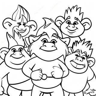 Trolls Band Together Floyd Coloring Page 16621-13574