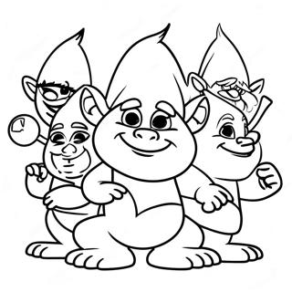 Trolls Band Together Floyd Coloring Page 16621-13575