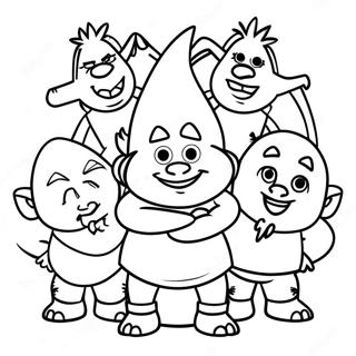 Trolls Band Together Floyd Coloring Page 16621-13576