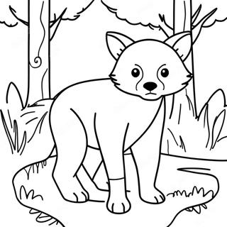 Forest Animal Coloring Page 16641-13588