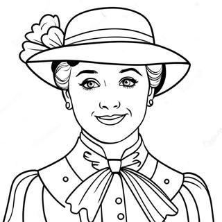 Mary Poppins Coloring Pages