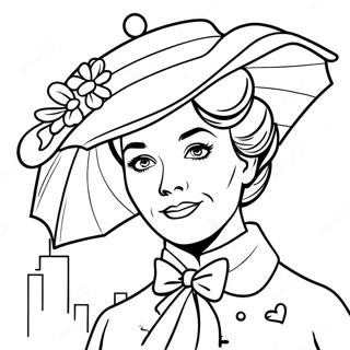 Mary Poppins Coloring Page 16681-13624