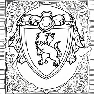 Gryffindor Crest Coloring Page 16691-13630