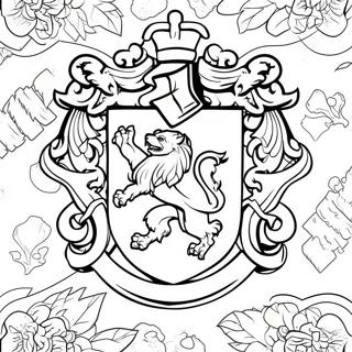 Gryffindor Crest Coloring Page 16691-13631