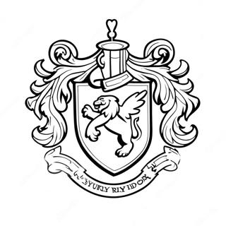 Gryffindor Crest Coloring Page 16691-13632