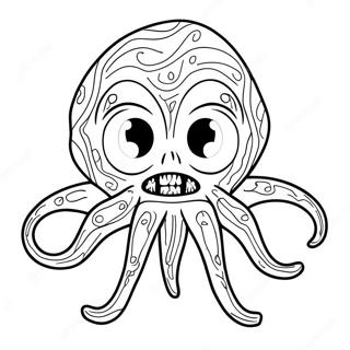 Creepy Scp Creature Coloring Page 16722-13657