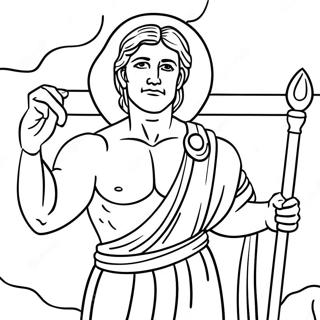 David With Sling And Stone Coloring Page 16762-13686