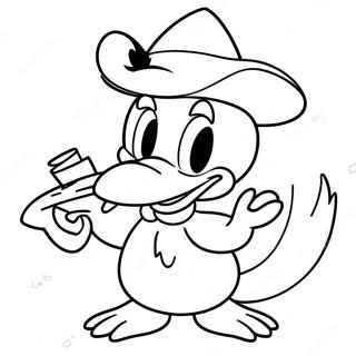 Adventurous Donald Duck Coloring Page 1682-1454