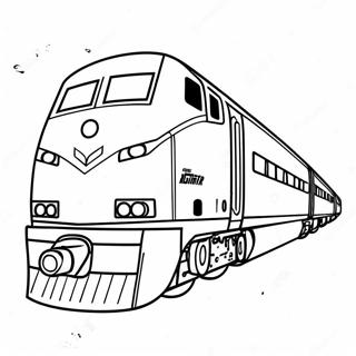 Amtrak Train Coloring Page 16861-13762