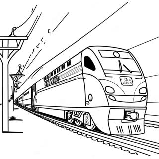 Amtrak Train Coloring Page 16861-13764